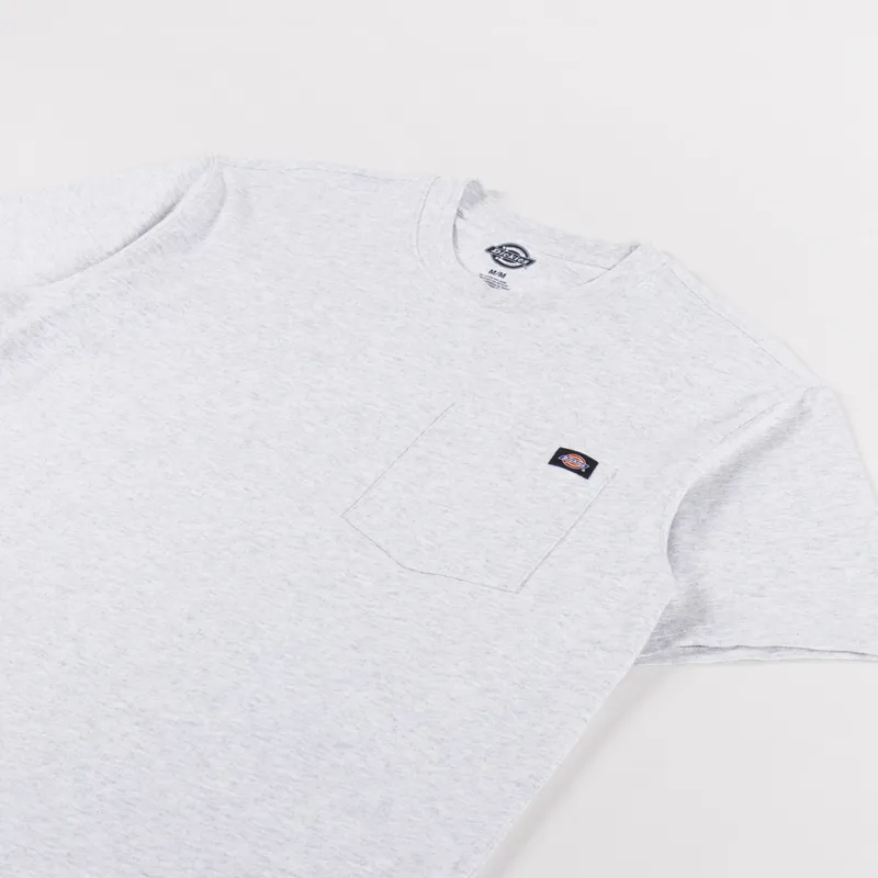 Dickies Luray Pocket T Shirt Light Grey-1