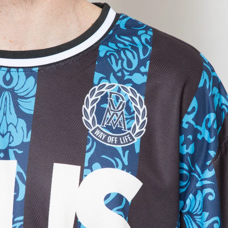 Deus Ex Machina Nouveau Moto T Shirt Pageant Blue-7