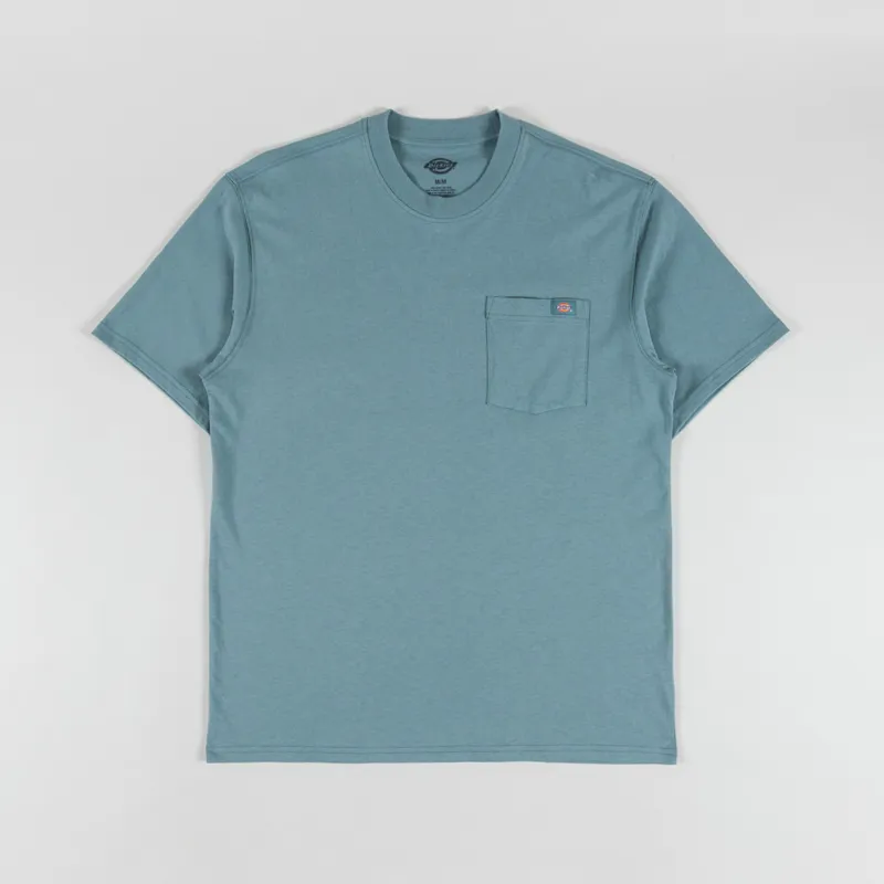 Dickies Luray Pocket T Shirt Stormy Sea