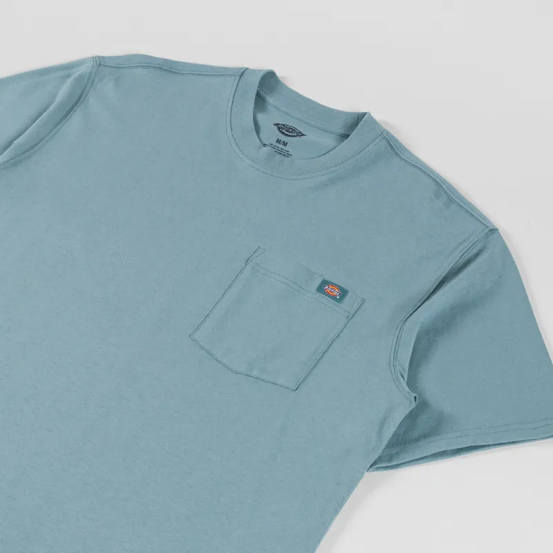 Dickies Luray Pocket T Shirt Stormy Sea-1