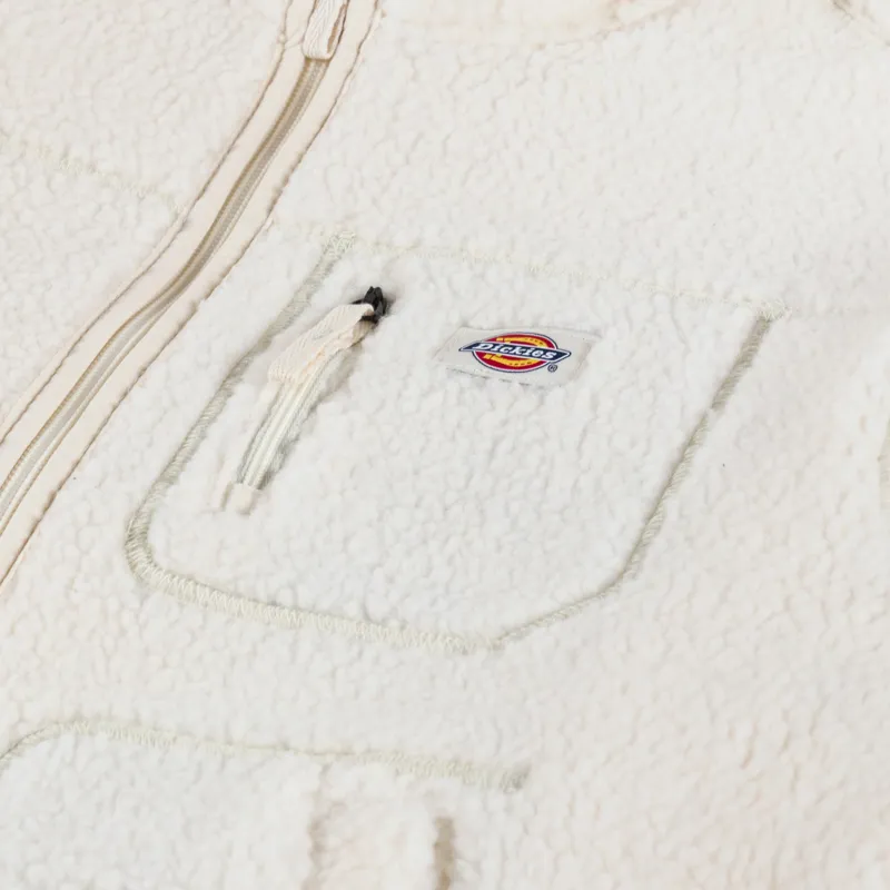 Dickies Womens Mount Hope Fleece Whitecap Grey-5