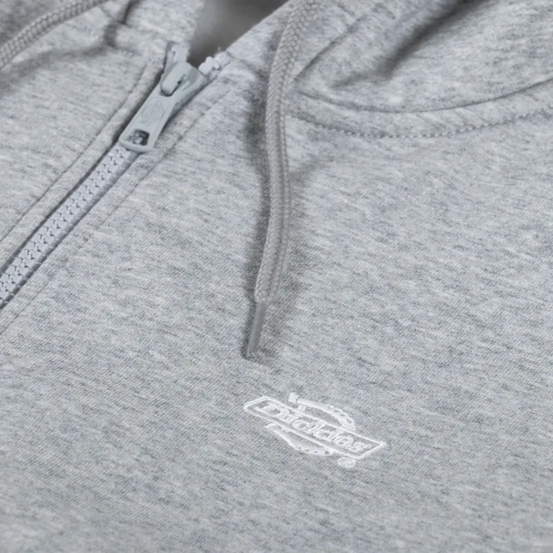 Dickies Summerdale Full Zip Hoodie Grey Melange-4