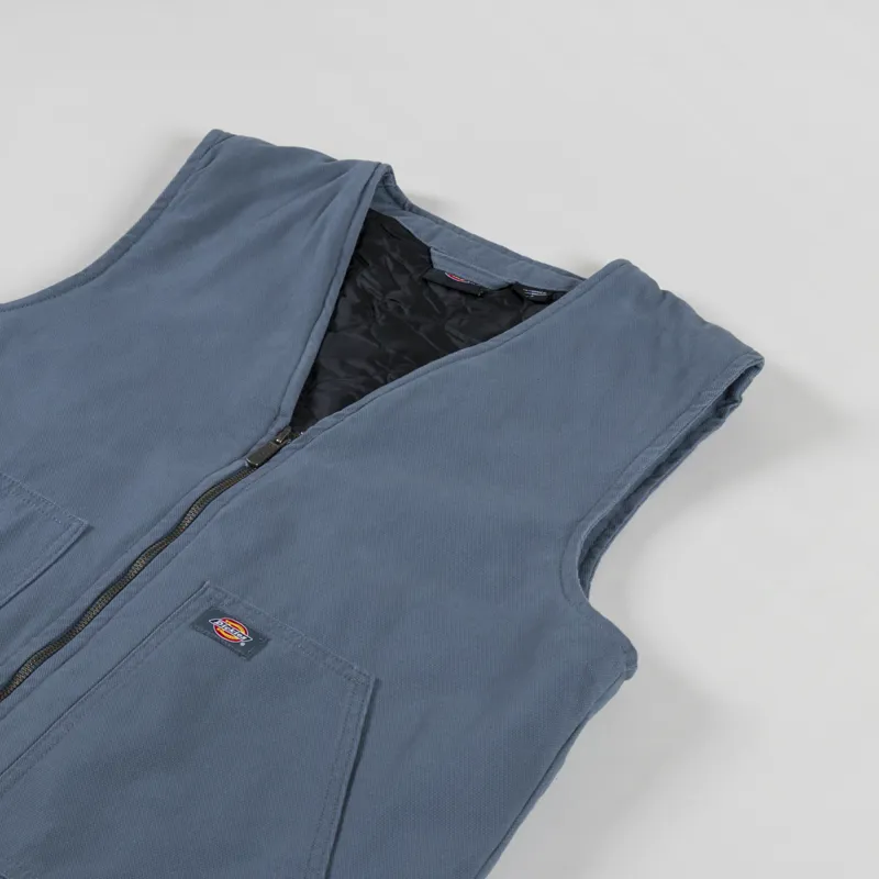 Dickies Duck Canvas Vest Stormy Weather-2