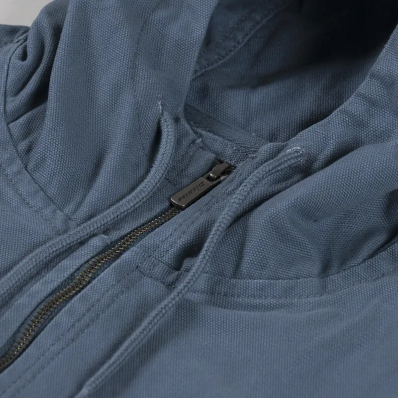Dickies Duck Canvas Unlined Hooded Jacket Stormy Weather-6
