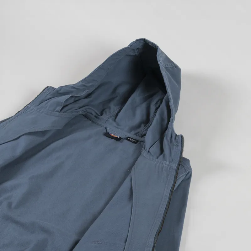 Dickies Duck Canvas Unlined Hooded Jacket Stormy Weather-4