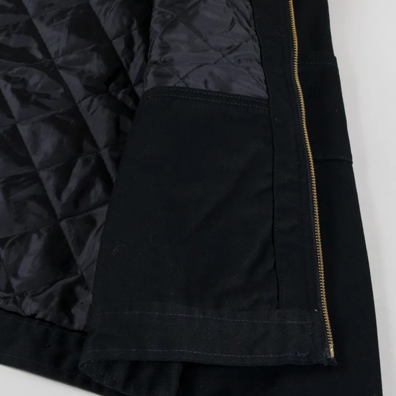 Dickies Womens Lined Eisenhower Cropped Jacket Black-7