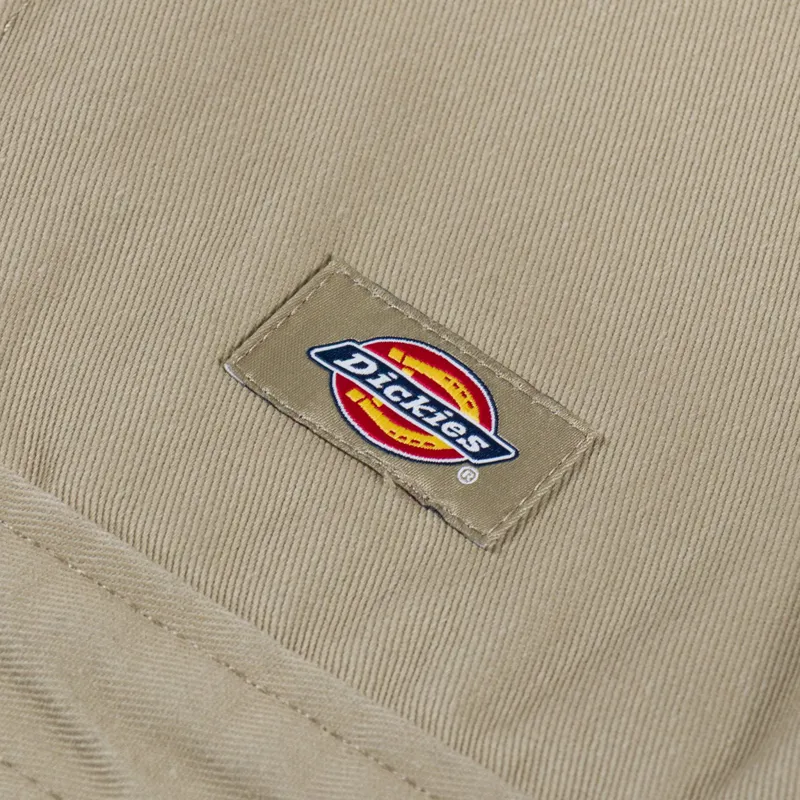 Dickies Womens Lined Eisenhower Cropped Jacket Khaki-7