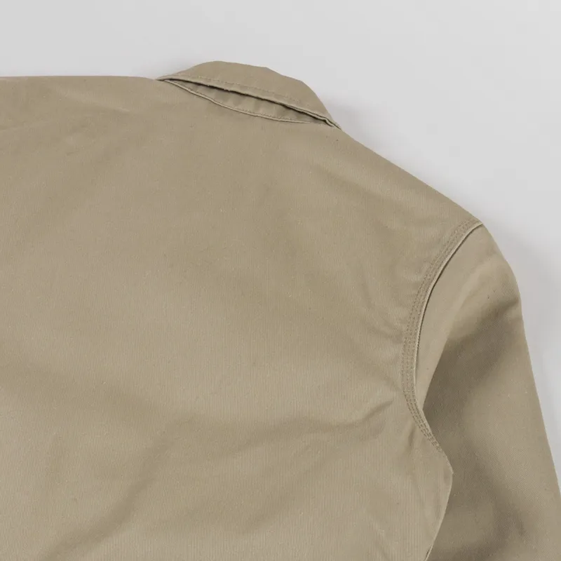 Dickies Womens Lined Eisenhower Cropped Jacket Khaki-5