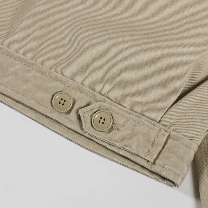 Dickies Womens Lined Eisenhower Cropped Jacket Khaki-9