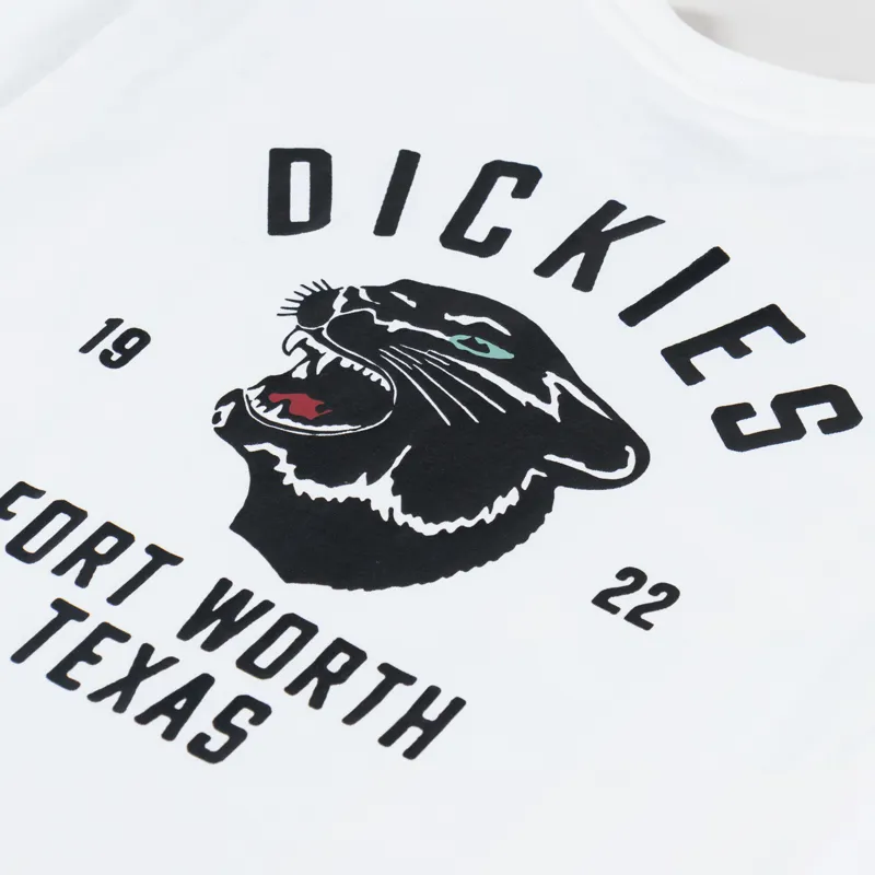 Dickies Panther T Shirt White-4