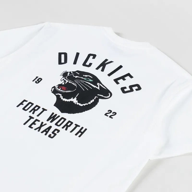 Dickies Panther T Shirt White-2