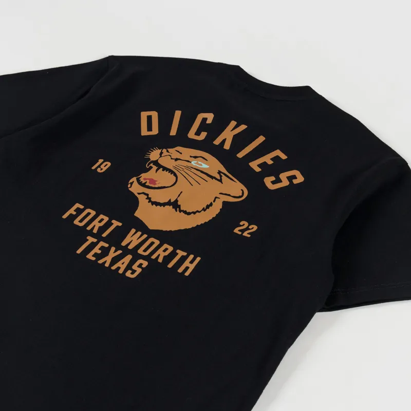 Dickies Panther T Shirt Black-2