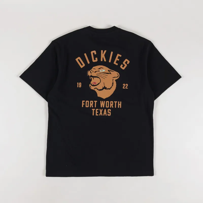 Dickies Panther T Shirt Black