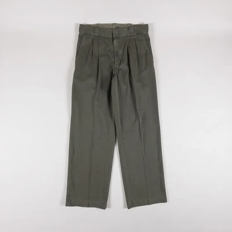 Dickies Unionville Pleated Work Pants Military Green-1