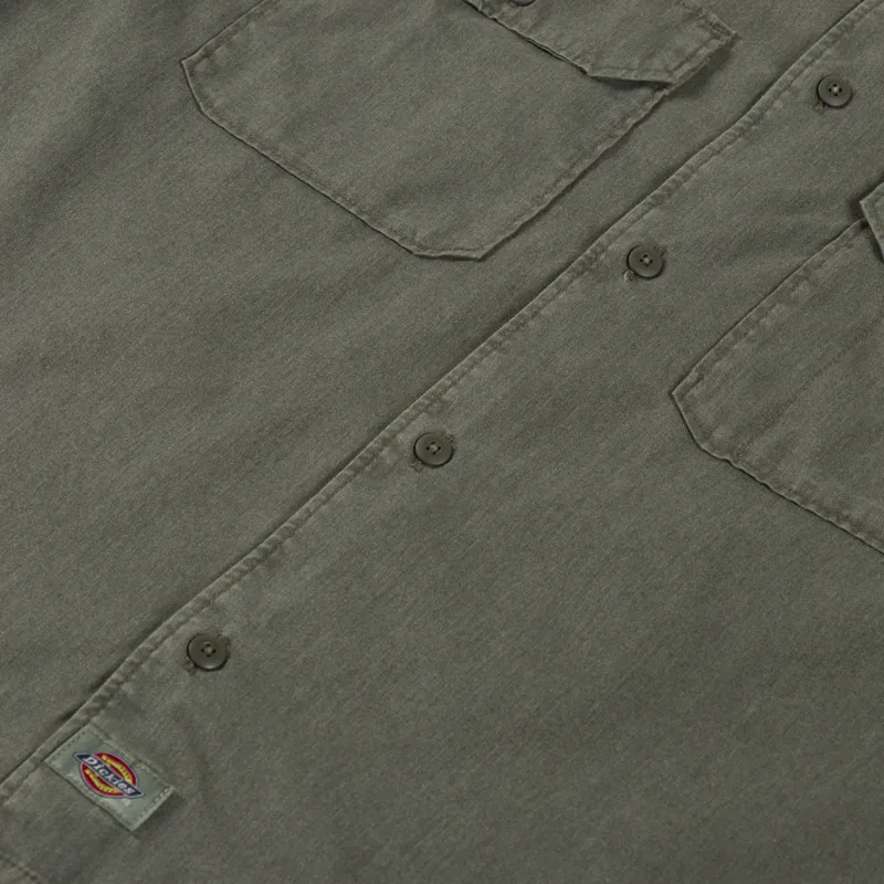 Dickies Unionville Work Shirt Military Green-6