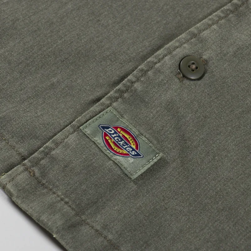 Dickies Unionville Work Shirt Military Green-7