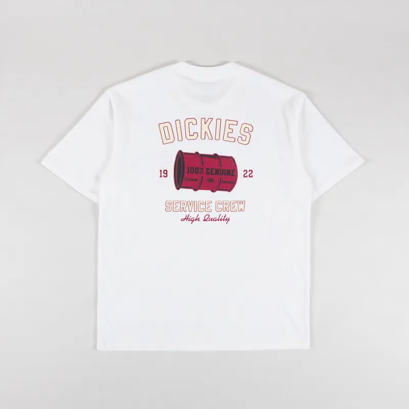 Dickies Service Crew T Shirt White