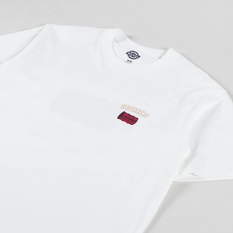 Dickies Service Crew T Shirt White-3