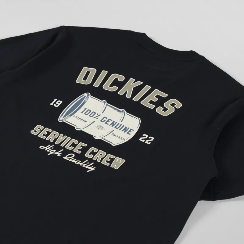 Dickies Service Crew T Shirt Black-2