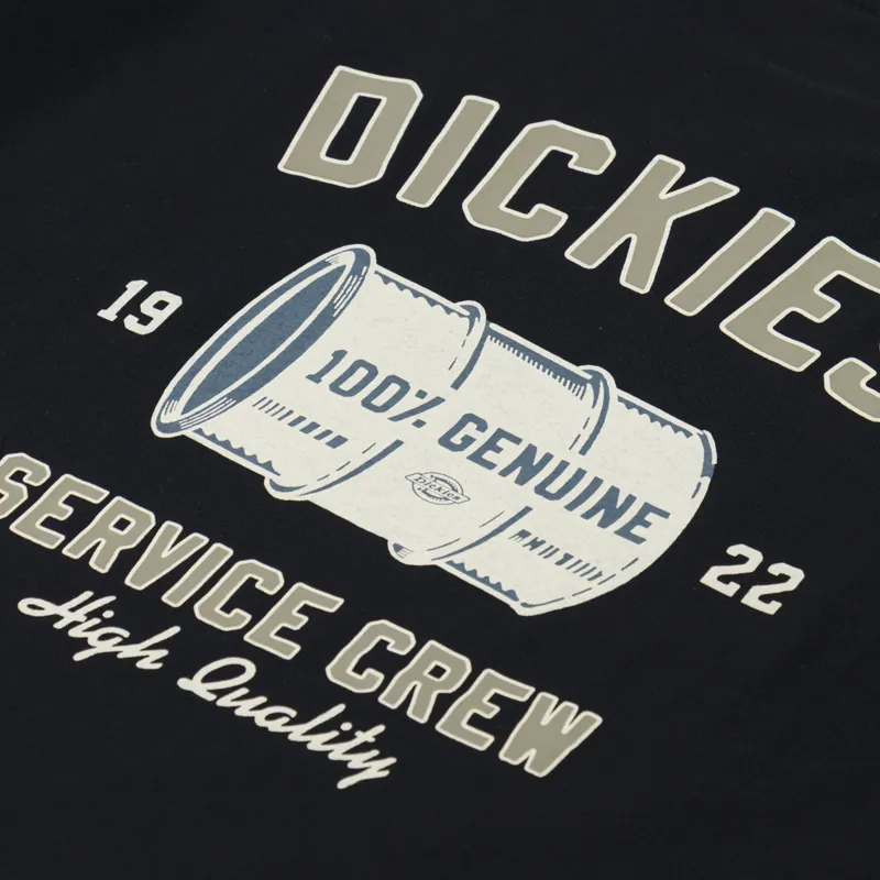 Dickies Service Crew T Shirt Black-4