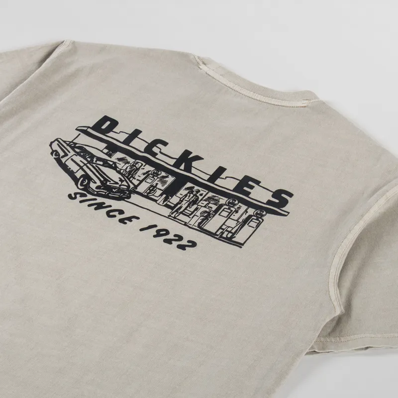 Dickies Service Station T Shirt Desert Sand-2