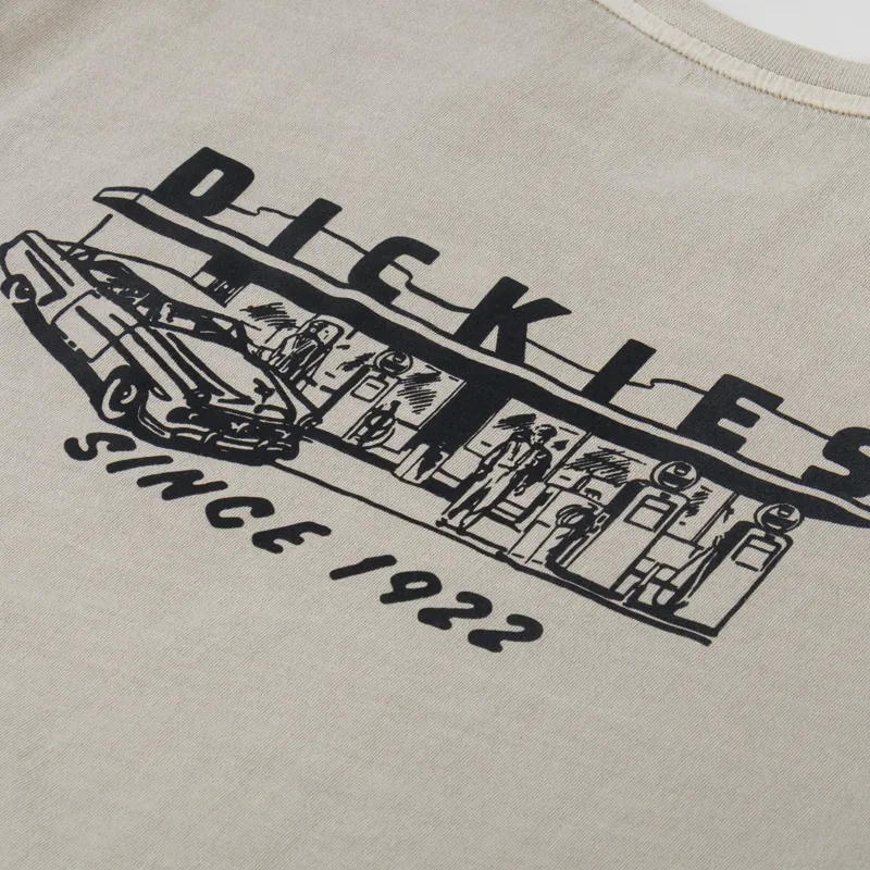 Dickies Service Station T Shirt Desert Sand-4