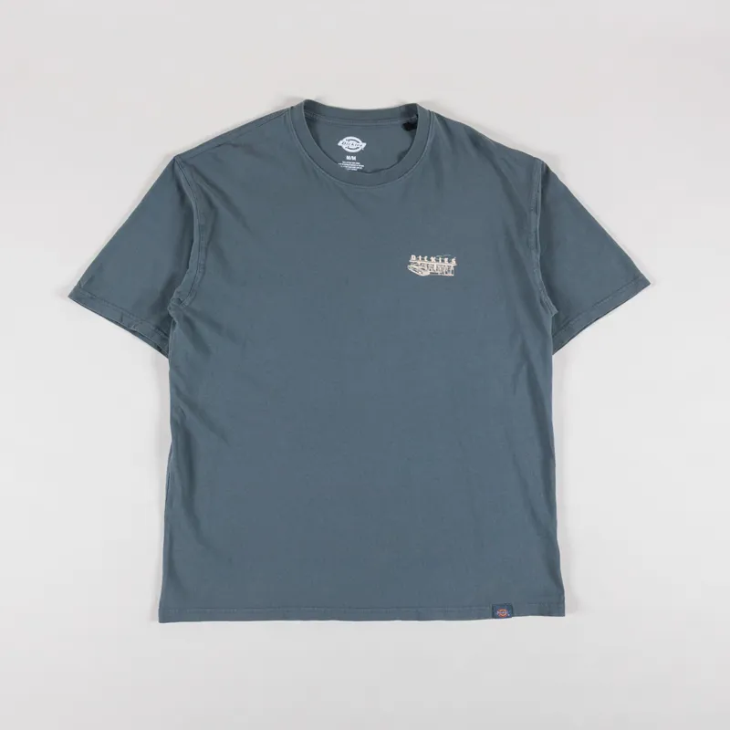 Dickies Service Station T Shirt Stormy Weather-1
