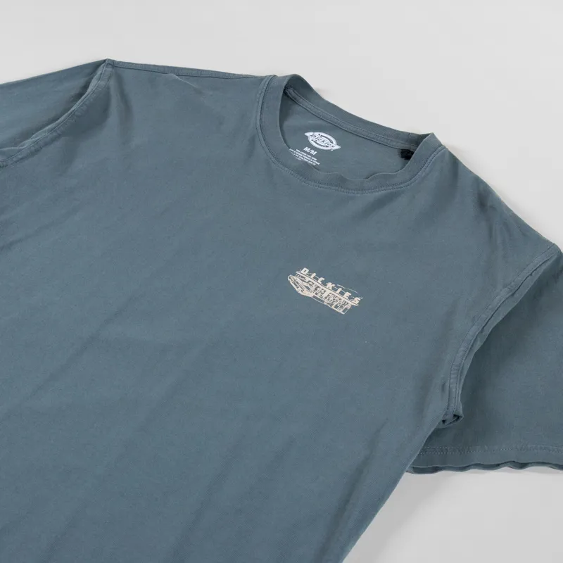 Dickies Service Station T Shirt Stormy Weather-3