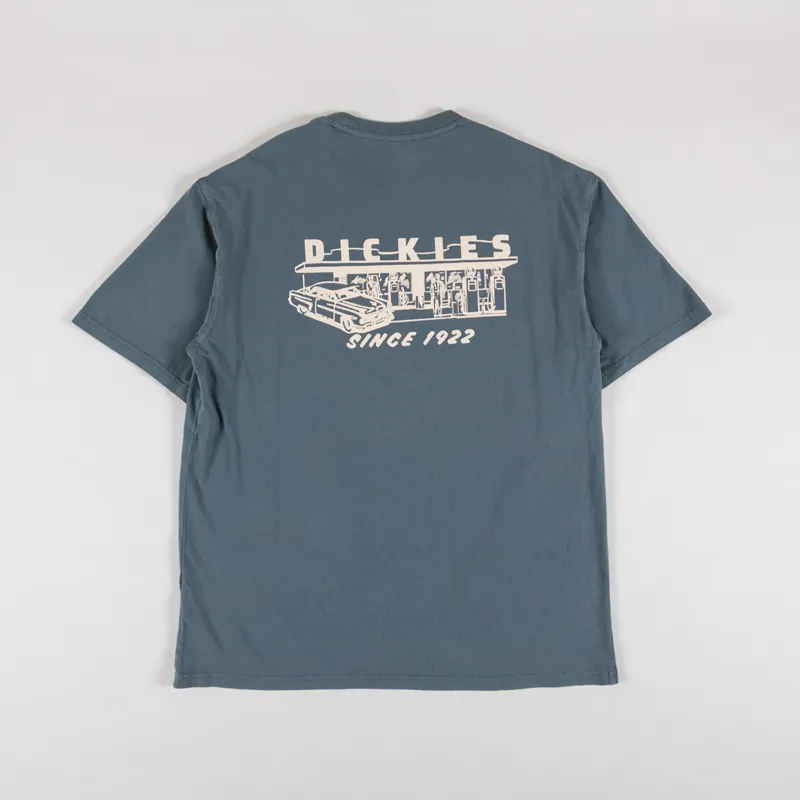 Dickies Service Station T Shirt Stormy Weather