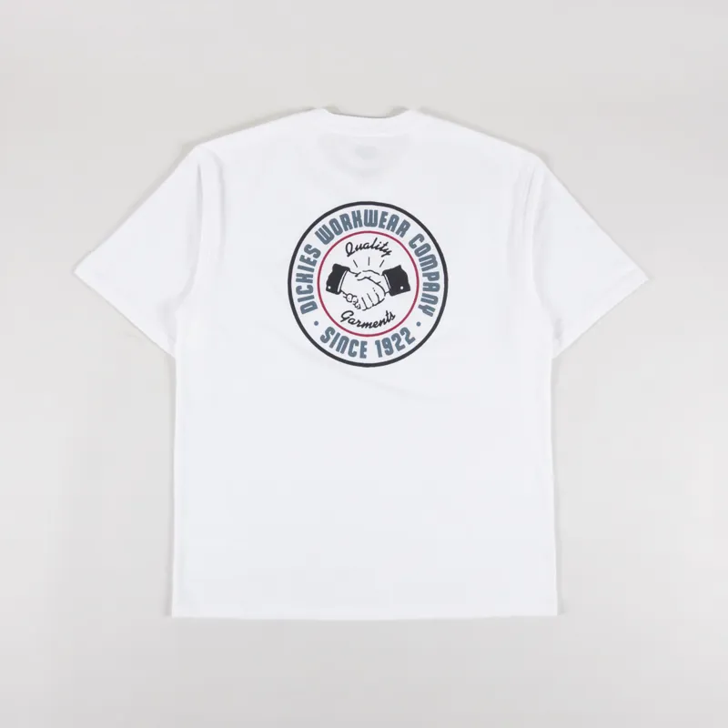 Dickies Circle Logo T Shirt White