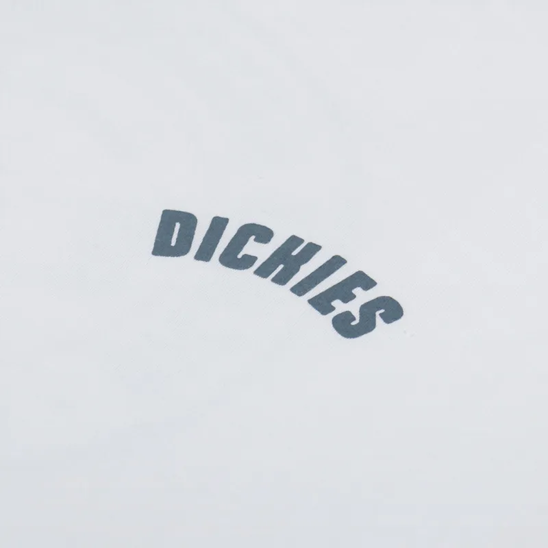Dickies Circle Logo T Shirt White-4