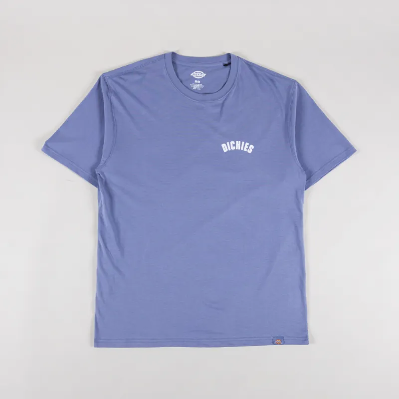 Dickies Circle Logo T Shirt Coronet Blue-1