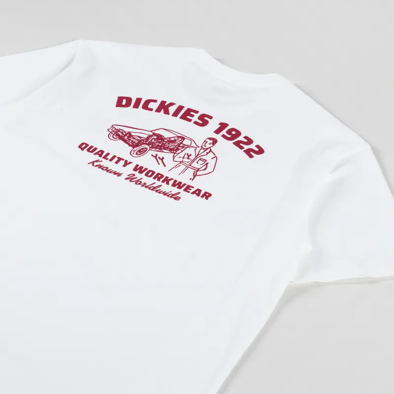 Dickies Mechanic T Shirt White-2
