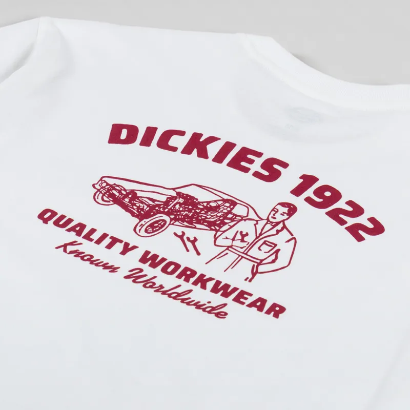 Dickies Mechanic T Shirt White-4