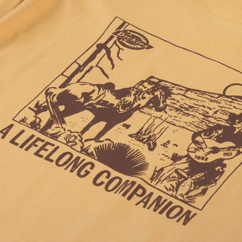 Dickies Companion T Shirt Oak Buff-4