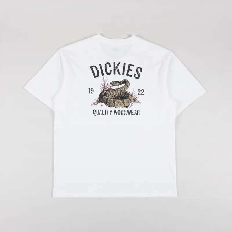 Dickies Snake T Shirt White