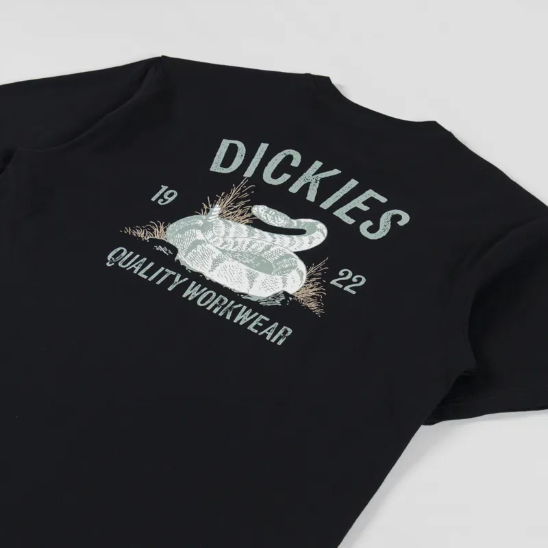 Dickies Snake T Shirt Black-2