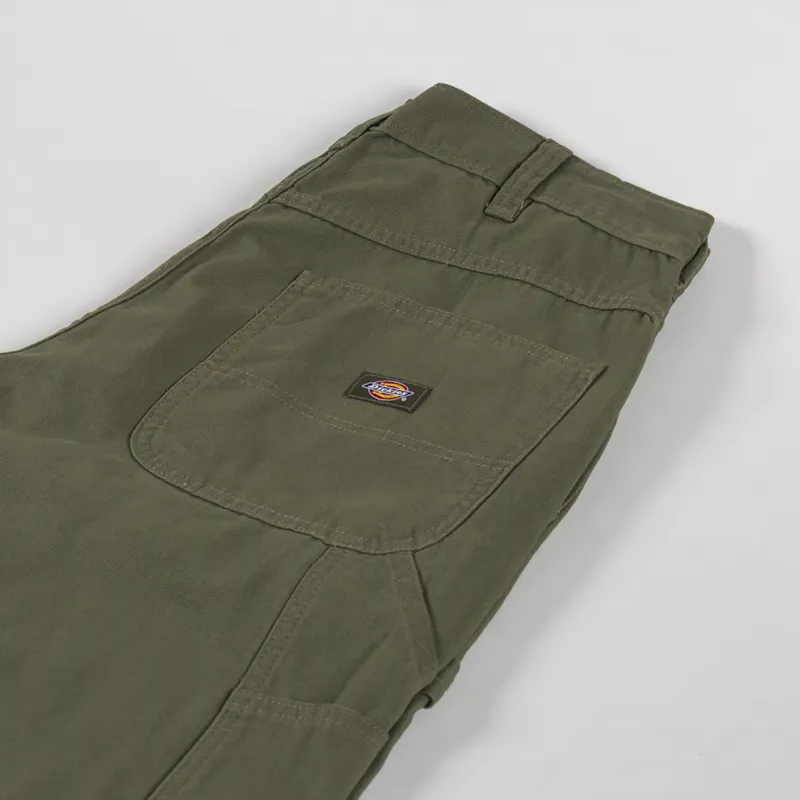 Dickies Canvas Carpenter Lightweight Pants Military Green-2