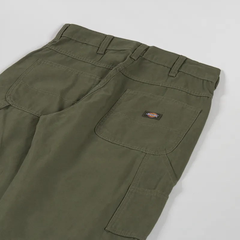 Dickies Canvas Carpenter Lightweight Pants Military Green-4