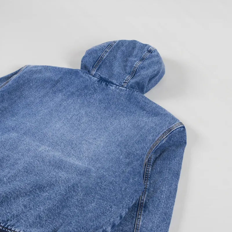 【BLUER/BLR】DAMAGED WORK DENIM HOOD JACET BLR BLUER】Denim Hooded Shirts Jacket | OUR BRAND,BLR BLUER