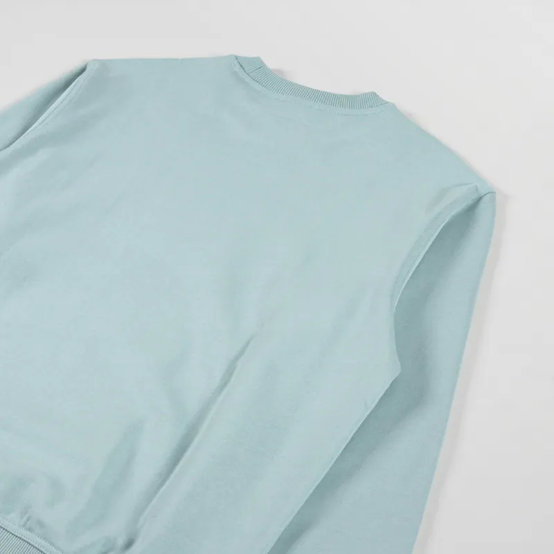 Dickies Script Sweatshirt Blue Surf-3