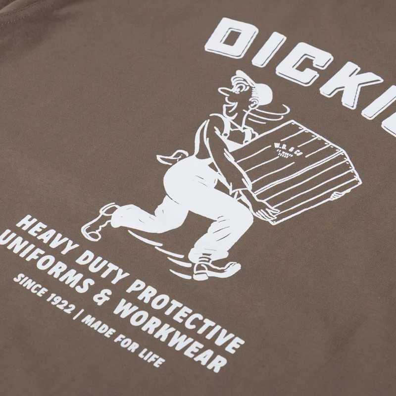 Dickies Builder T Shirt Mushroom-4