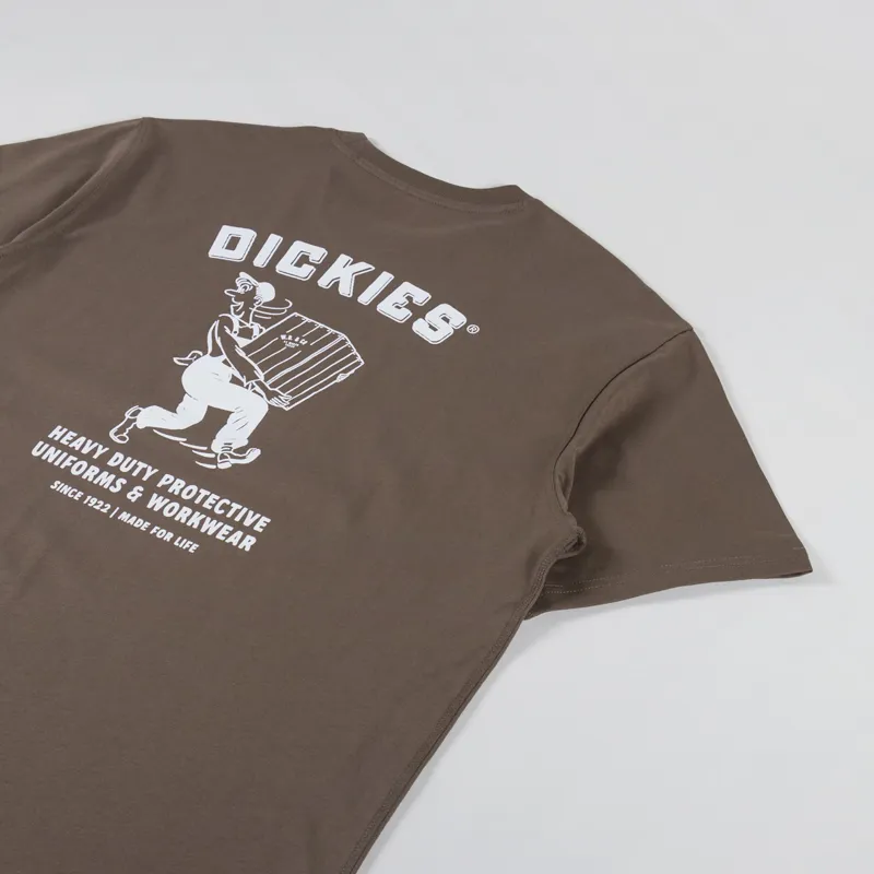 Dickies Builder T Shirt Mushroom-2