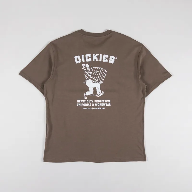 Dickies Builder T Shirt Mushroom