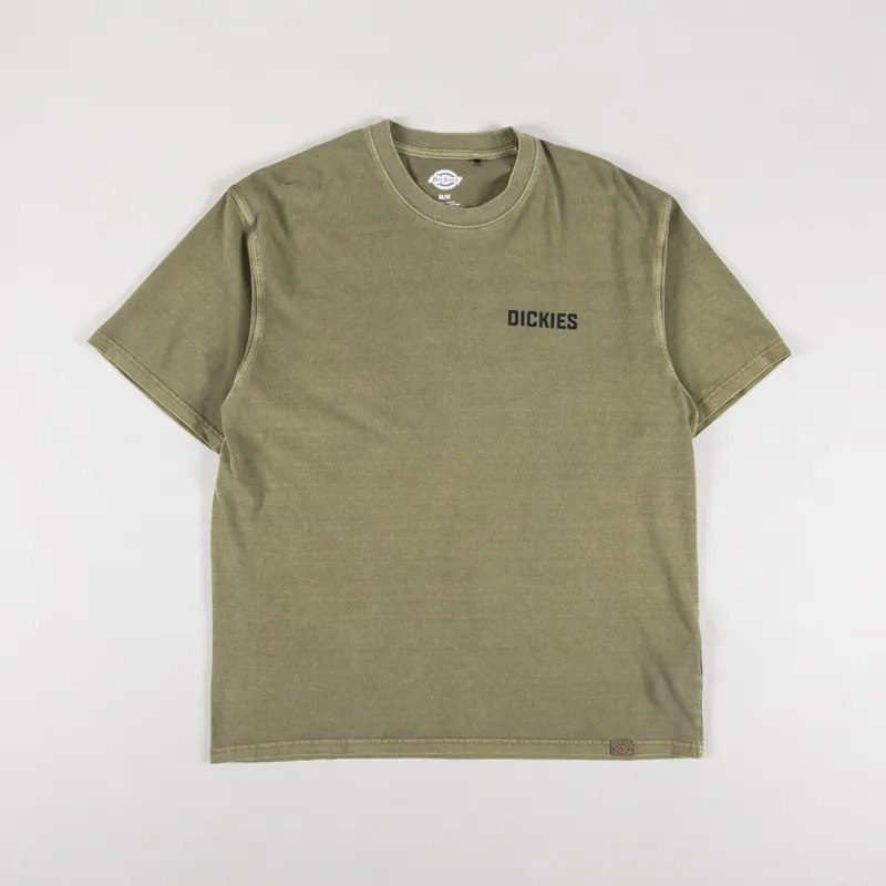 Dickies High Flying Workwear T Shirt Imperial Green-1