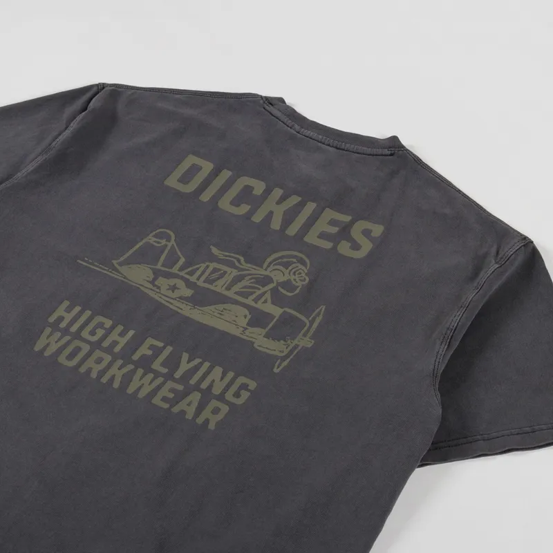 Dickies High Flying Workwear T Shirt Black-2