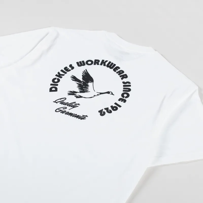 Dickies Goose T Shirt White-2