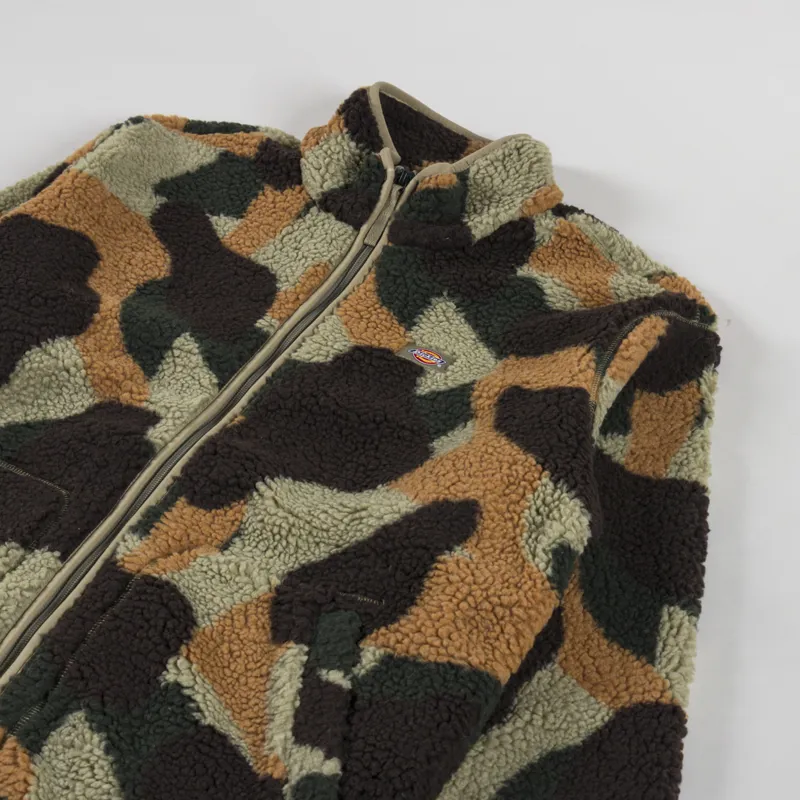 Dickies Mount Hope Camo Fleece Imperial Green-2