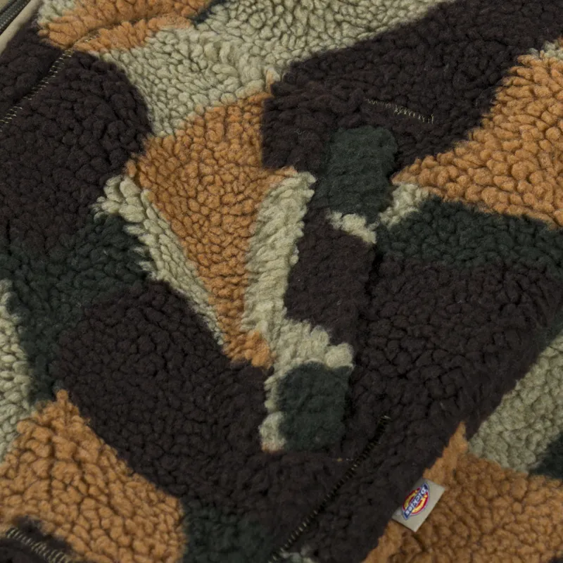 Dickies Mount Hope Camo Fleece Imperial Green-6