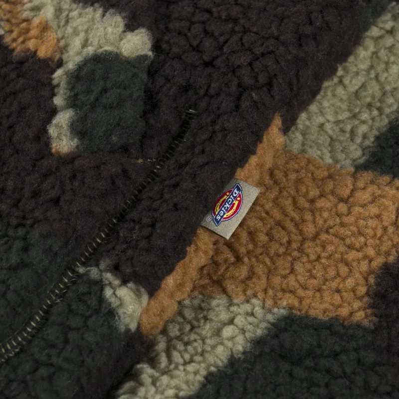 Dickies Mount Hope Camo Fleece Imperial Green-7